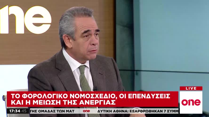 Συνέντευξη προέδρου ΚΕΕ & ΕΒΕΑ Κωνσταντίνου Μίχαλου για το νέο φορολογικό νομοσχέδιο στην εκπομπή One Line, One Channel, 13.11.19