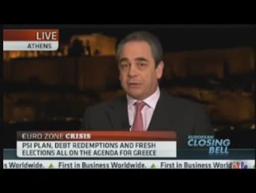 Συνέντευξη προέδρου ΕΒΕΑ κ. Κων. Μίχαλου στο CNBC, 16/1/2012