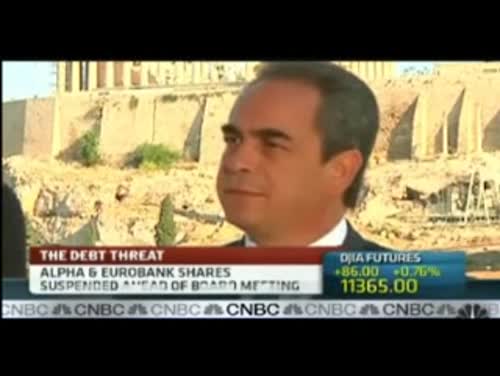Δήλωση Προέδρου ΕΒΕΑ κ. Κωνσταντίνου Μίχαλου στο Αμερικάνικο Τηλεοπτικό Δίκτυο CNBC, 29 Αυγούστου 2011