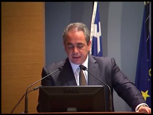 Ομιλία προέδρου ΚΕΕ & ΕΒΕΑ κ. Κων. Μίχαλου στην εκδήλωση με συνδιοργάνωση της ΚΕΕ, της ΕΣΕΕ, και της ΓΣΕΒΕΕ στο ΕΒΕΑ με θέμα "Παρουσιάση των Νέων Ελληνικών Λογιστικών Προτύπων", 18.11.14
