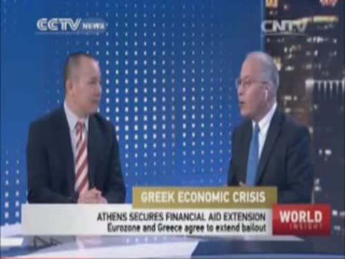 Συνέντευξη προέδρου ΚΕΕ & ΕΒΕΑ κ. Κωνσταντίνου Μίχαλου στο κρατικό κανάλι της Κίνας CCTV", 27.2.15